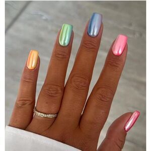 24 Press On Nails Fingernails SPRING COLORS Easter